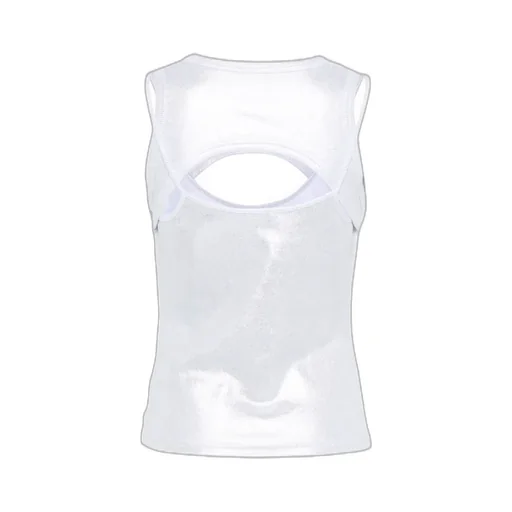 Coated Cut-Out Ribbed Tank Top