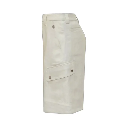 Button Detailed Cargo Shorts