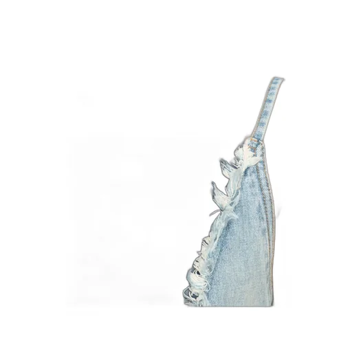 Frayed Denim Mini Dress