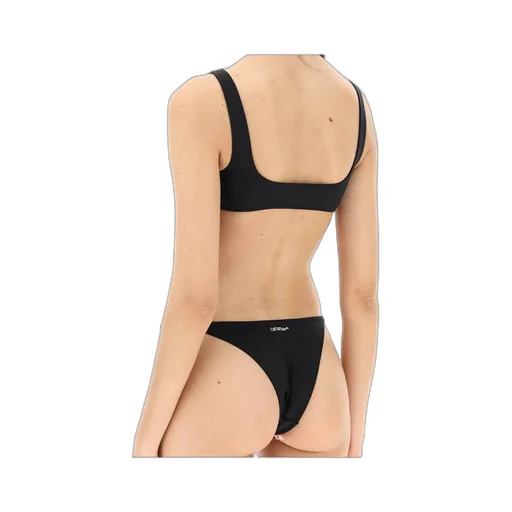 Zip Detailed Sleeveless Bikini