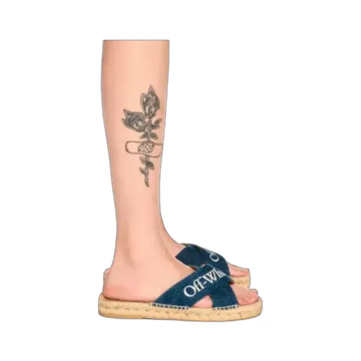 Logo Detailed Cross-Over Sandals