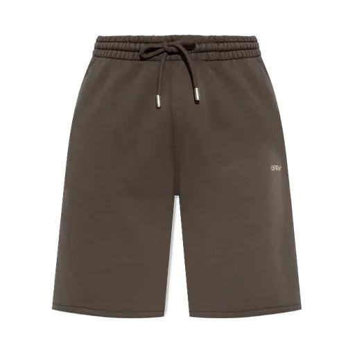 Logo Embroidered Drawstring Shorts