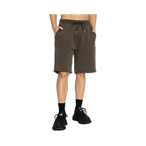 Logo Embroidered Drawstring Shorts
