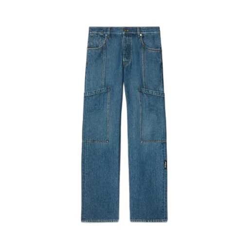 Straight-Leg Cargo Jeans