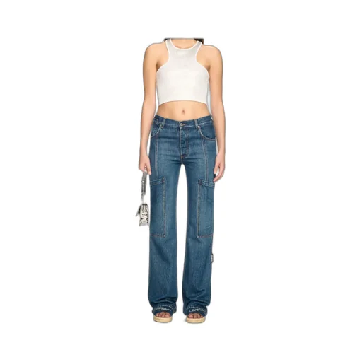 Straight-Leg Cargo Jeans