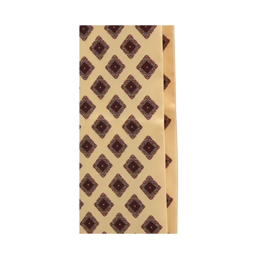 Smocking Scarf In Silk Twill