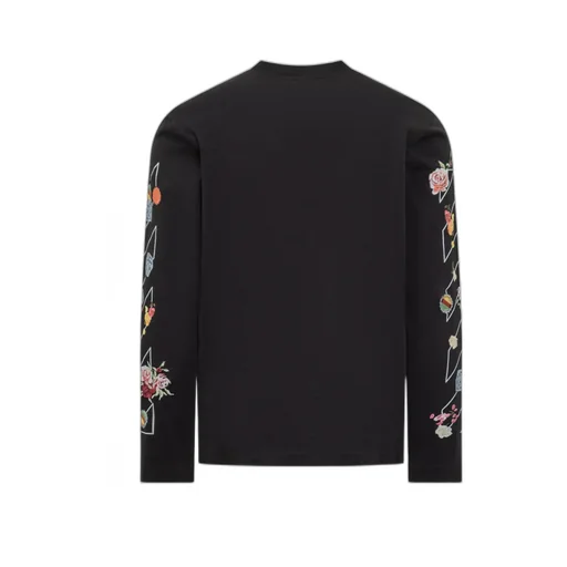 Diag-Stripe Crewneck T-Shirt