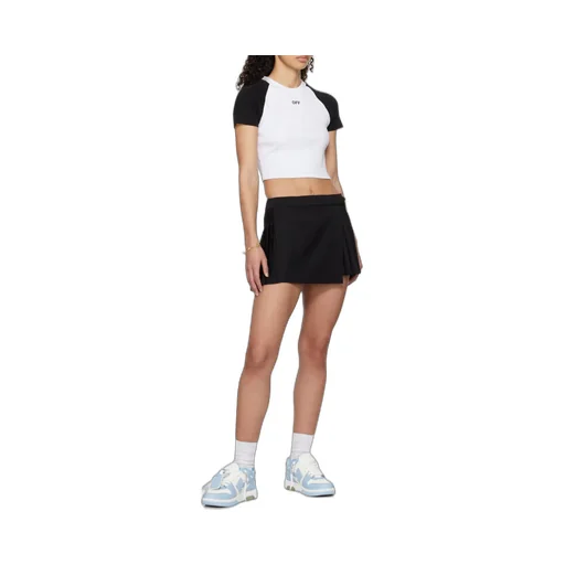 Savana Pleat Detailed Mini Skirt