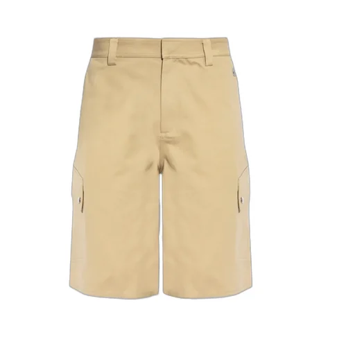 Logo Embroidered Cargo Shorts