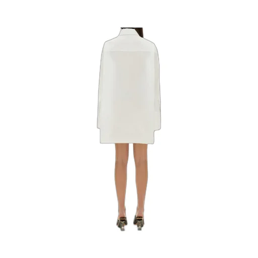 Button-Up Long-Sleeved Shirt Dress