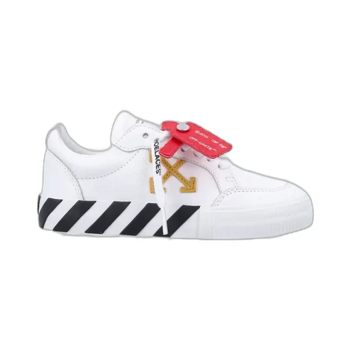 Vulcanized Leather Low-Top Sneakers