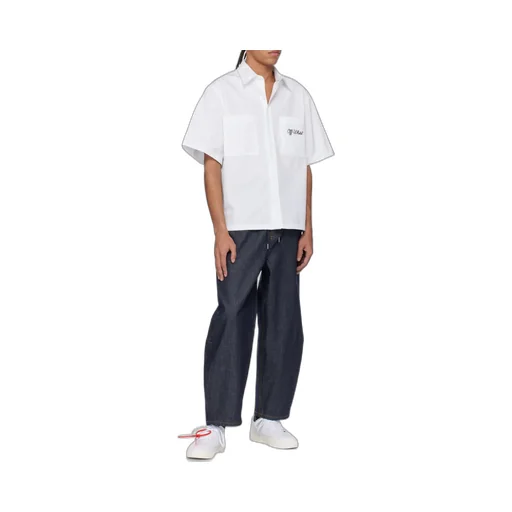 Button-Up Short-Sleeved Shirt