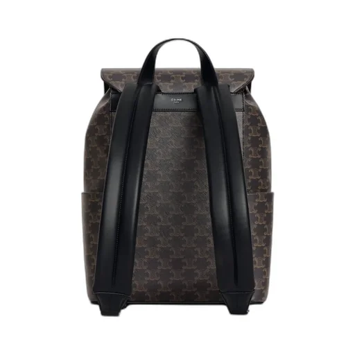Backpack In Triomphe Canvas And Calfskin