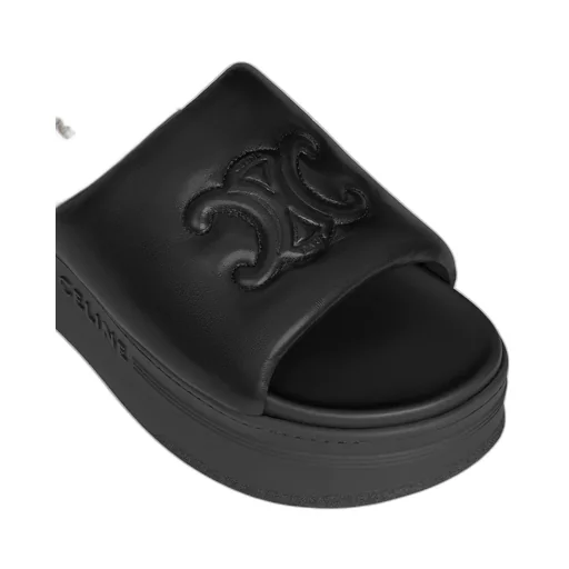 Block Slide With Triomphe In Lambskin