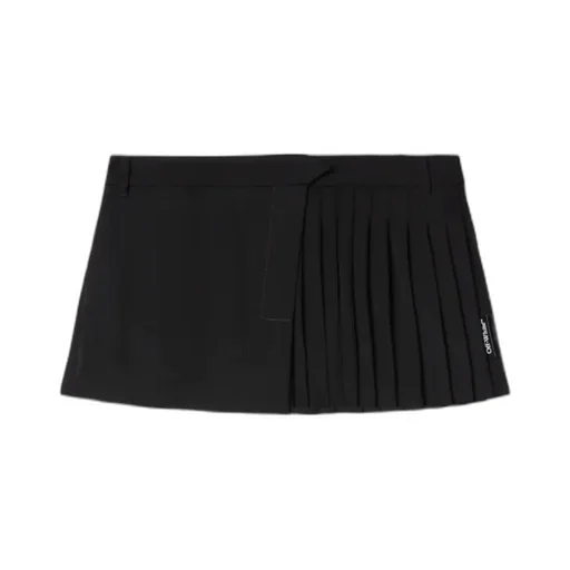 Savana Pleat Detailed Mini Skirt