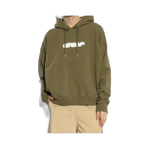 Logo Printed Drawstring Hoodie