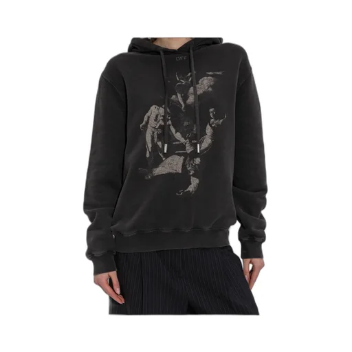 Logo Printed Drawstring Hoodie