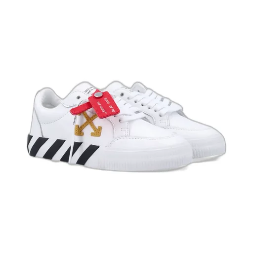 Vulcanized Leather Low-Top Sneakers