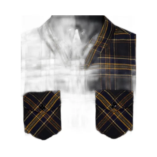 Hooded Overshirt In Checked Cotton