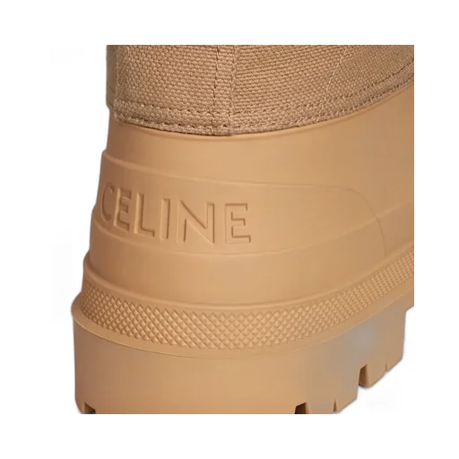 Riley Lace-Up Boot In Canvas