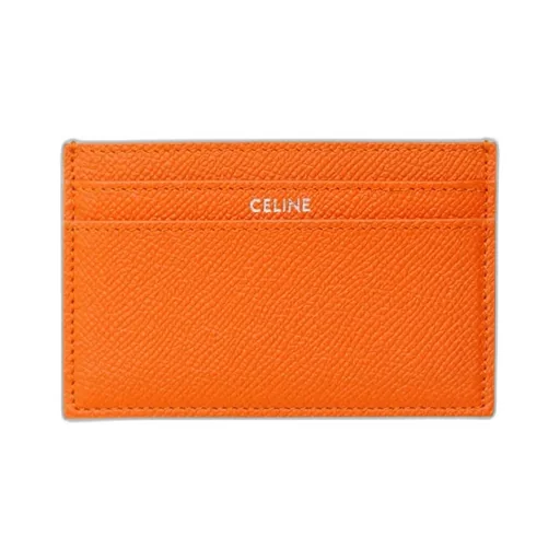 Medium Card Holder In Grained Calfskin