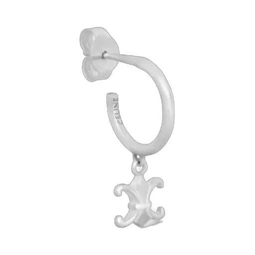 Triomphe De Lys Earring In Sterling Silver