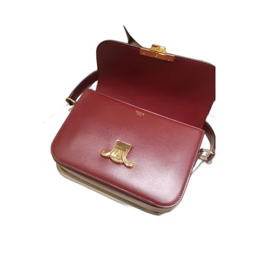 Classique Triomphe Bag In Shiny Calfskin