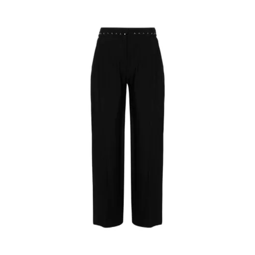 Hook-Eye Wide Trousers