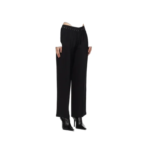 Hook-Eye Wide Trousers
