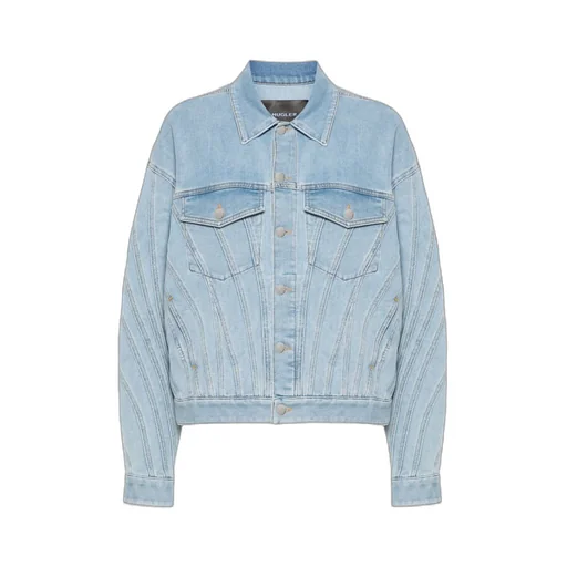 Spiral Stretch Denim Jacket