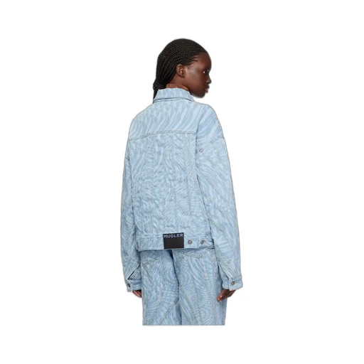 Star-Print Denim Jacket