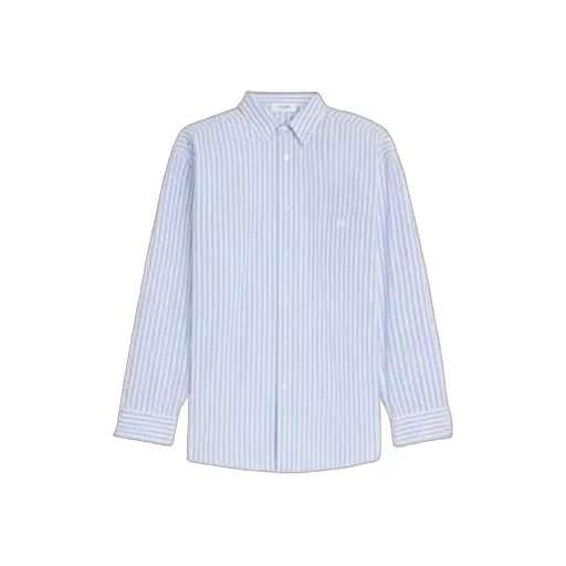 Oversized Shirt In Striped Cotton Poplin