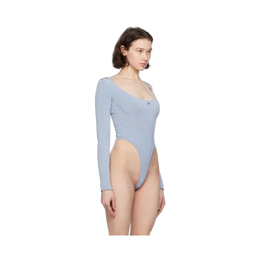 M-Plaque Knitted Bodysuit