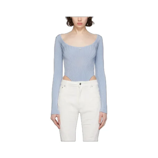 M-Plaque Knitted Bodysuit