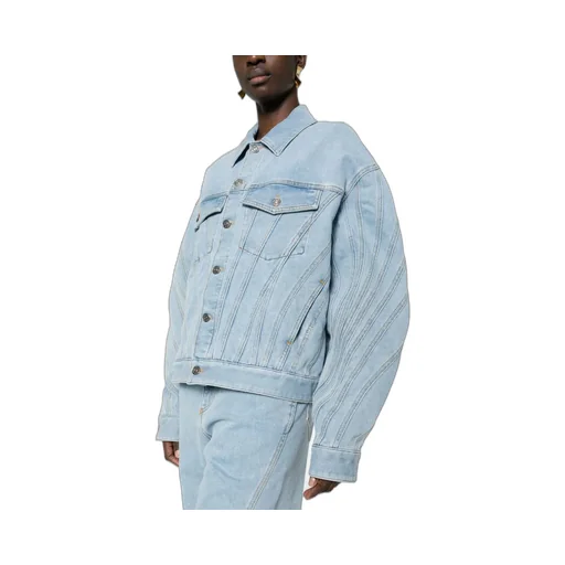 Spiral Stretch Denim Jacket