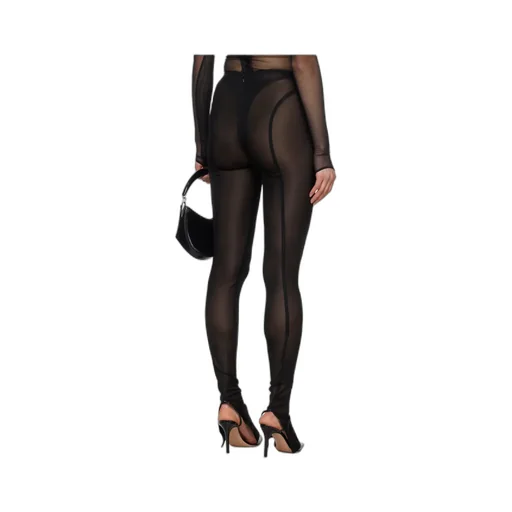 Logo-Plaque Cut-Out Leggings