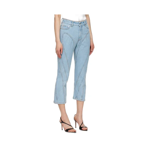 High-Rise Cropped Jeans
