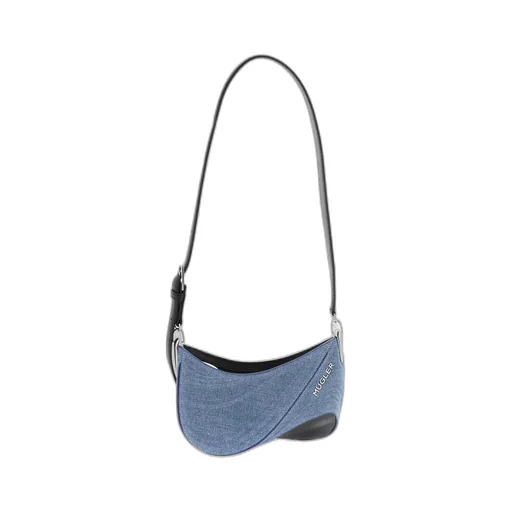 Small Spiral Curve 01 Logo Lettering Shoulder Bag