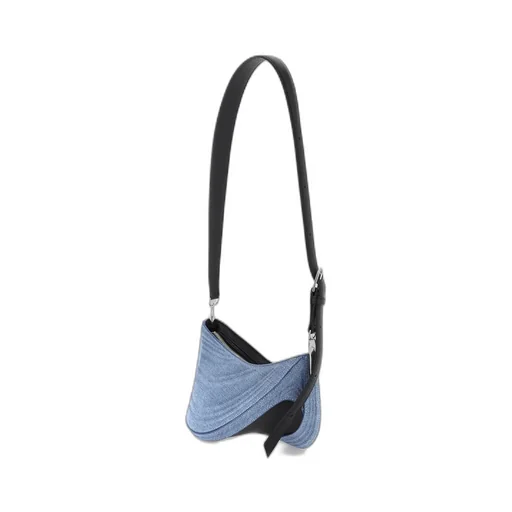 Small Spiral Curve 01 Logo Lettering Shoulder Bag