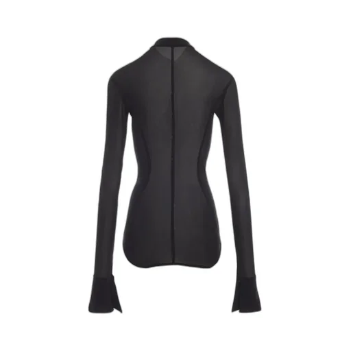 Semi-Sheer Jersey Shirt
