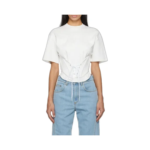 Lace-Up Corseted T-Shirt