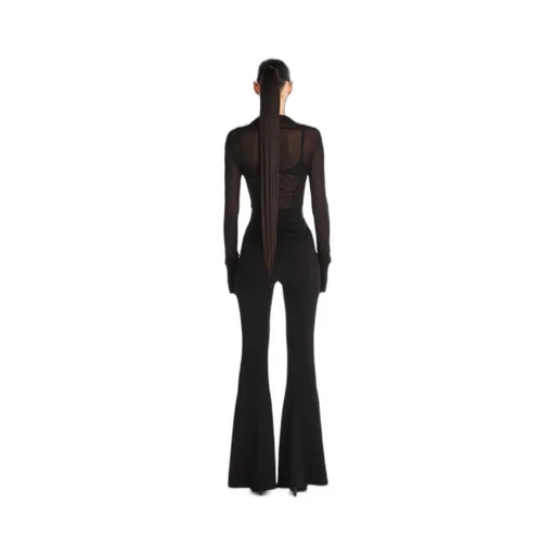 Semi-Sheer Jersey Shirt