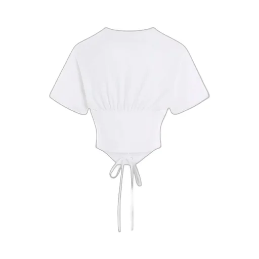 Lace-Up Corseted T-Shirt