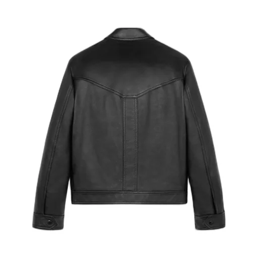 Loose Blouson Jacket In Soft Lambskin