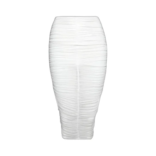 Mesh Ruched Midi Skirt