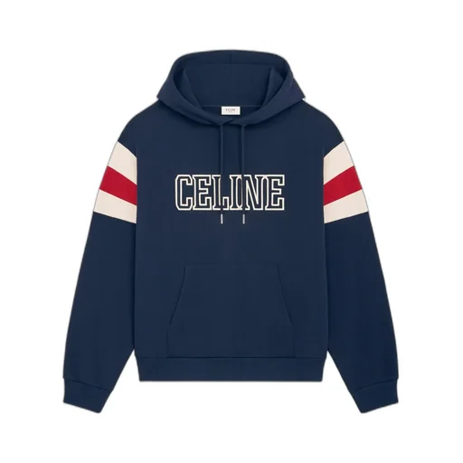Loose Hoodie In Cotton Fleece
