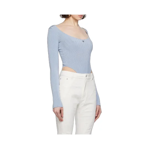 M-Plaque Knitted Bodysuit