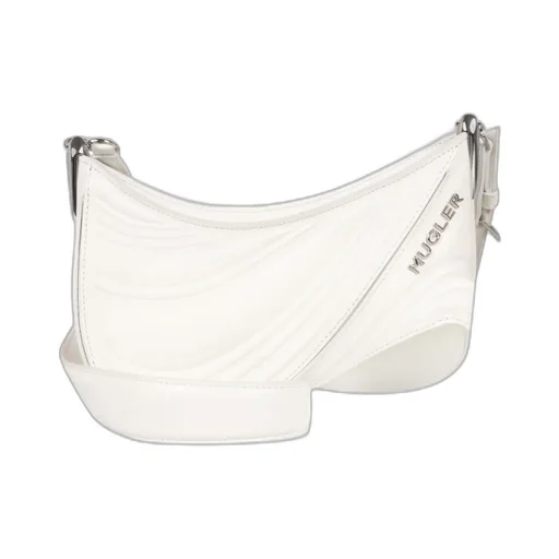 Small Spiral Curve 01 Embossed Zipped Crossbody Bag