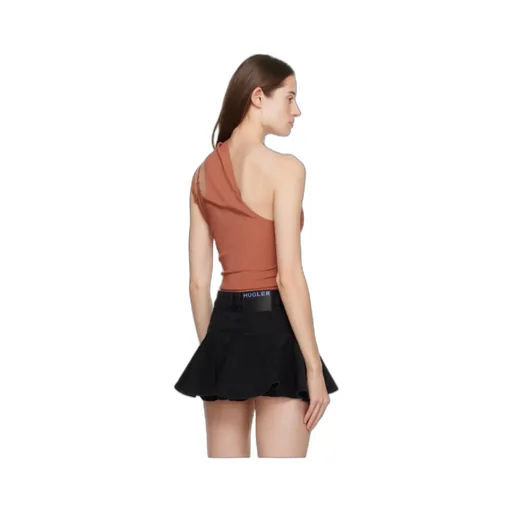 One-Shouldered Tailored One-Piece