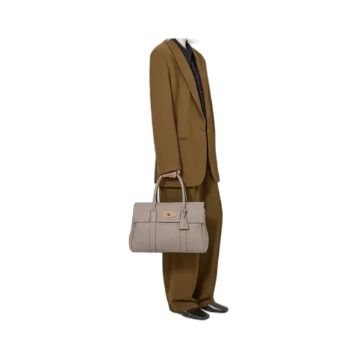Postbox Leather Clutch Bag